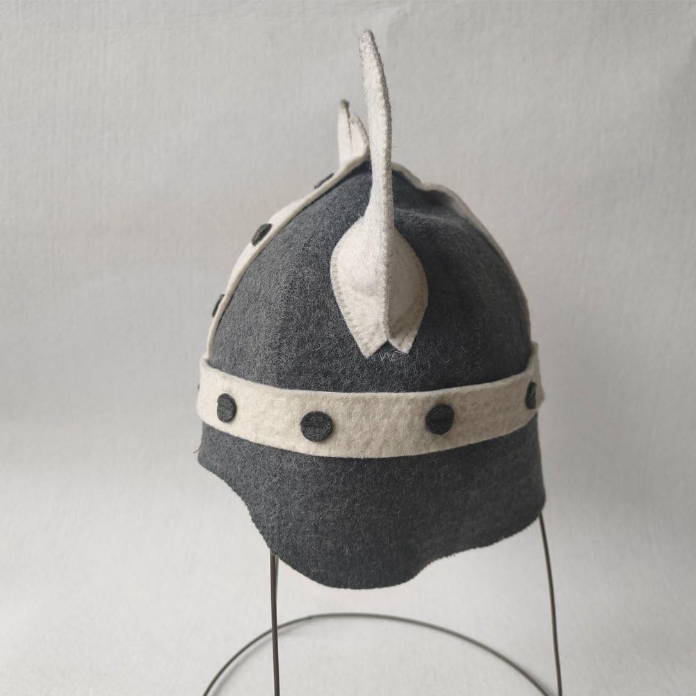 Chapeau De Sauna Viking en Feutre De Laine pour Sauna Finlandais, Hammam