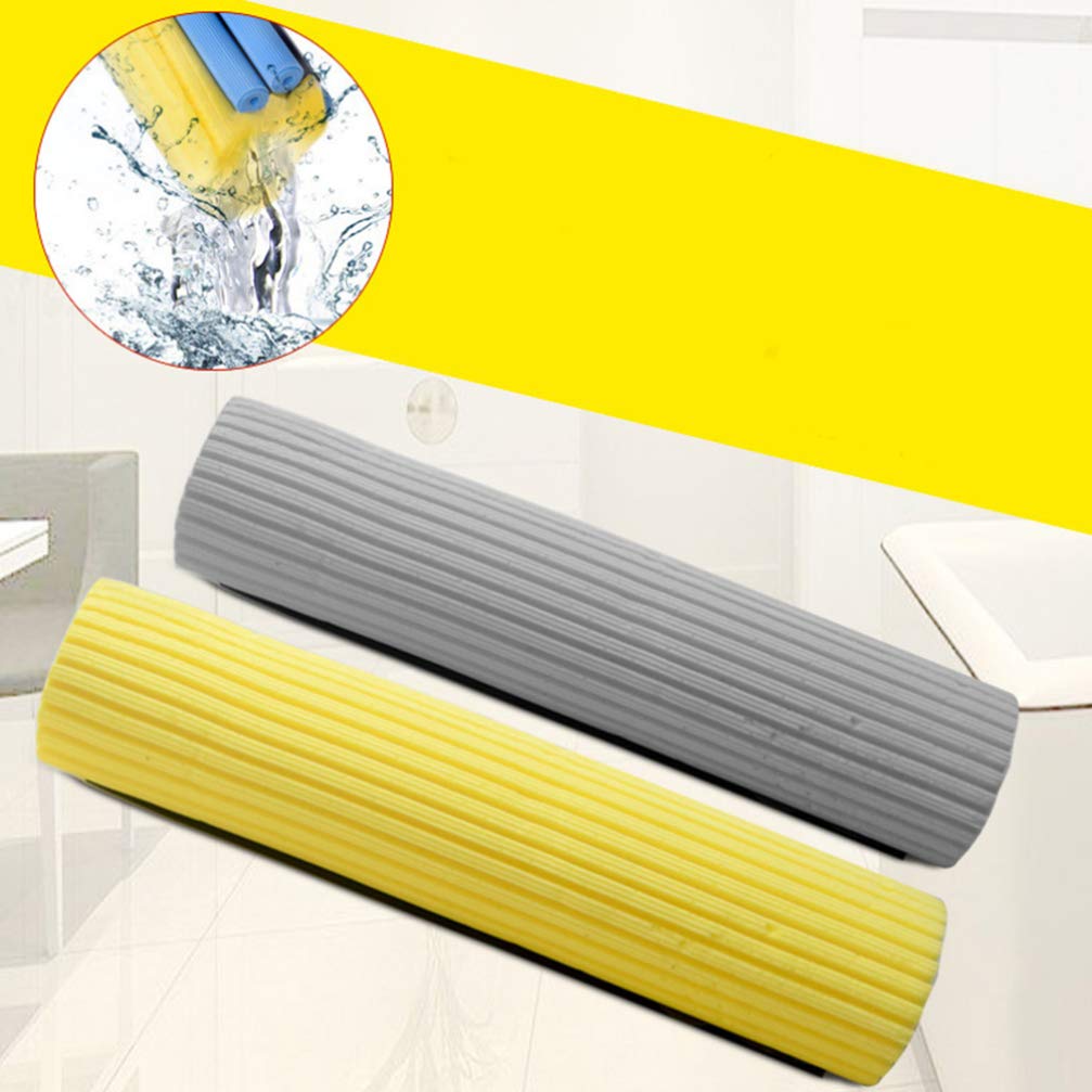 Garneck Lot de 2 mousses éponge en mousse pour tête de serpillère de rechange pour Home Store (27Cm)