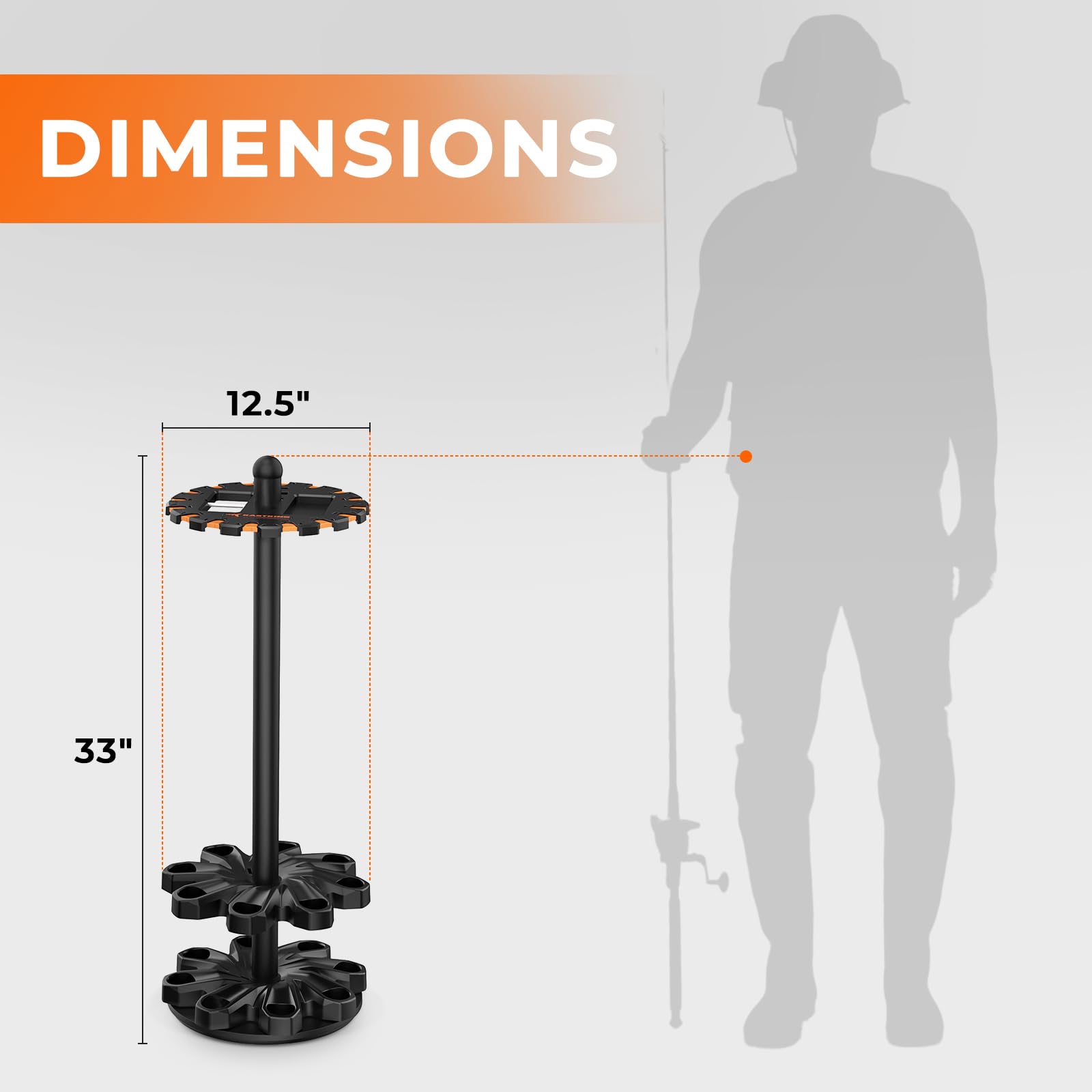 KastKing V16 Rotating Fishing Rod Holder -9 KastKing V16 Rotating Fishing Rod Holder -9