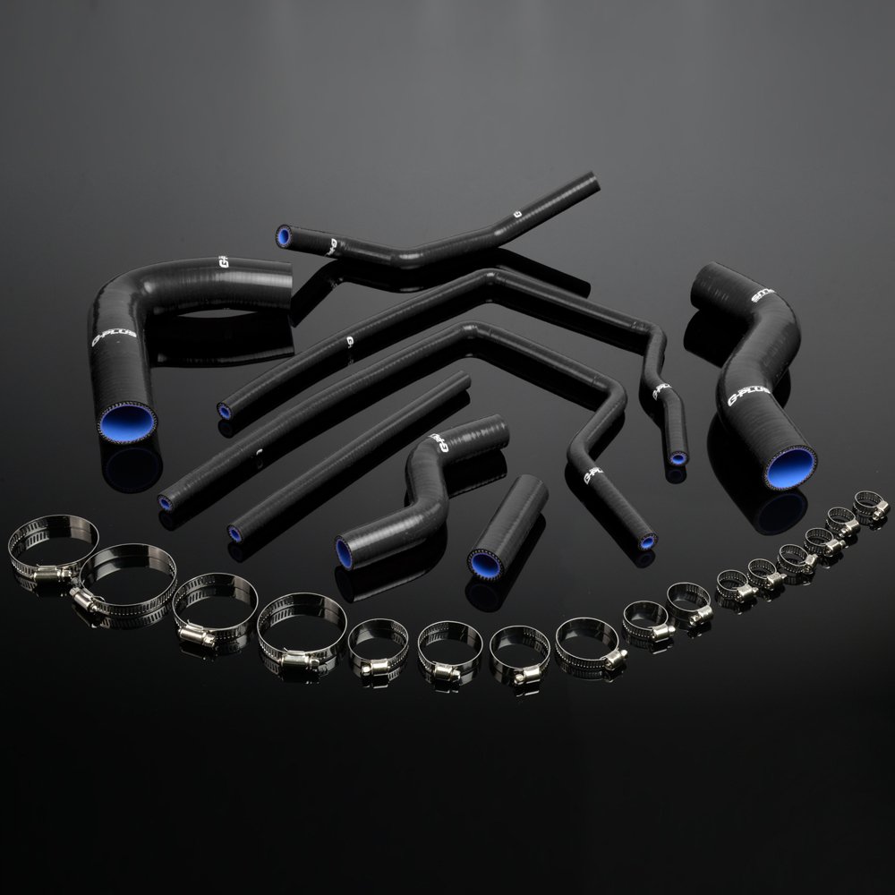 Silicone Radiator Hose Kit Compatible for Subaru Impreza GC8 GF8 STI EJ20 WRX 96-00