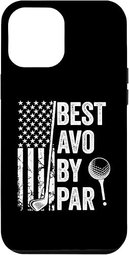 Miniatura 10 de Funda para iPhone XXS Best Avo By Par con bandera de Estados Unidos, golf, día del padre, juego de palabras