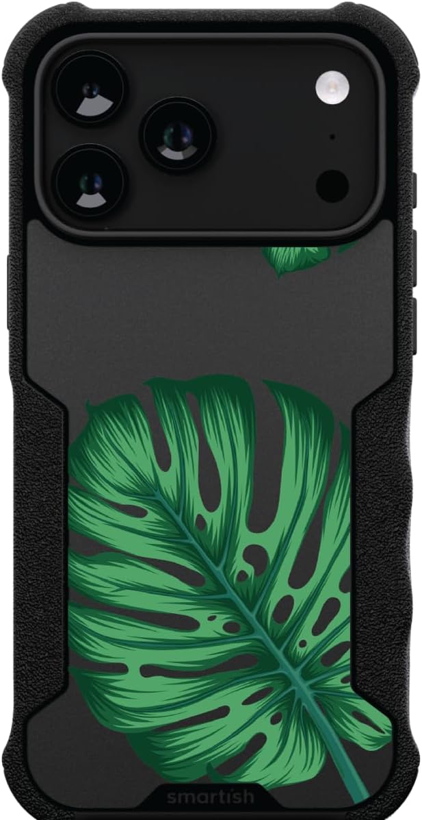 Smartish - Aah! Real Monsteras - iPhone 17 Pro Max MagSafe Armor Case - Gripzilla [Rugged & Tough] Heavy Duty Armor Case - Fits iPhone 17 Pro Max