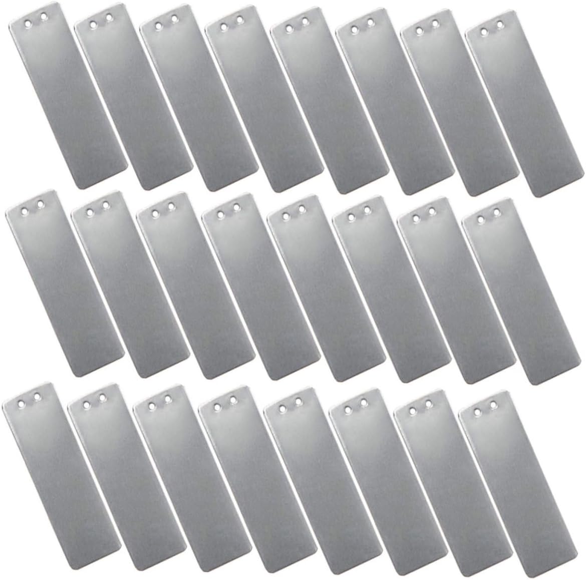 Toddmomy 100pcs Metal Plant Tags Succulent Labels Garden Plant Markers for Herb and Seedling Identification Sturdy Aluminum Nursery Garden Labels