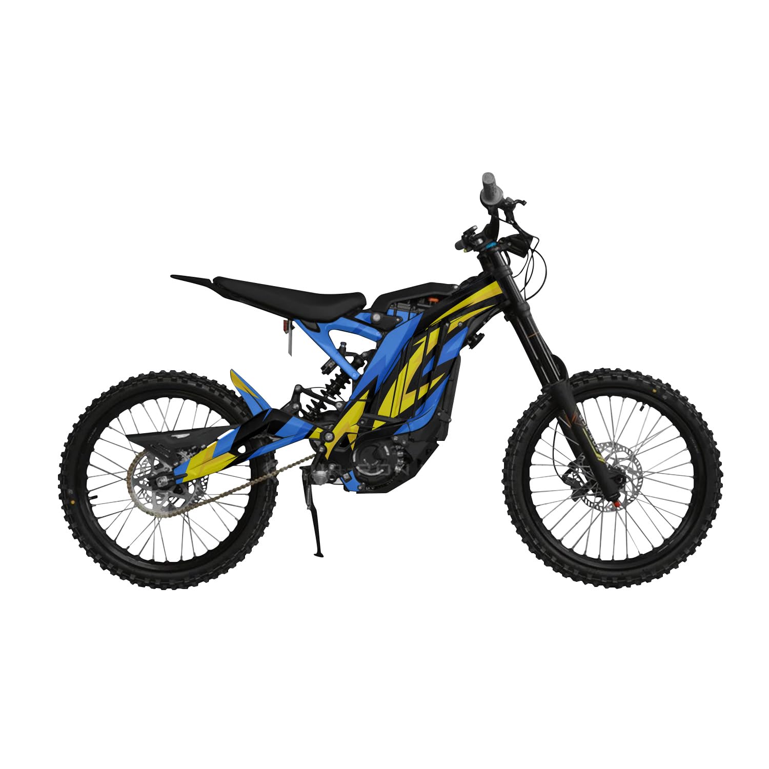 Surron Light Bee Graphics Kit Wrap - Tribal Blue - Sur-Ron Skin - Premium 3M Vinyl Protective Wrap Decal Cover - Easy to Apply | Crafted in The USA by MightySkins
