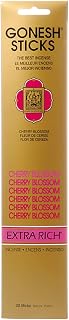 Gonesh Collection Incense Sticks Extra Rich-Cherry Blossom, 20 Piece