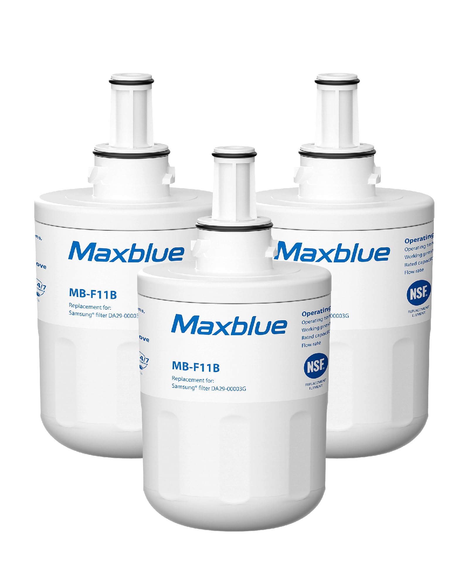Maxblue Da29-00003G Fridge Water Filter, Compatible With Samsung Aqua Pure Plus Da29-00003G, Da29-00003B, Da29-00003A, Da97-06317A, Da61-00159A,