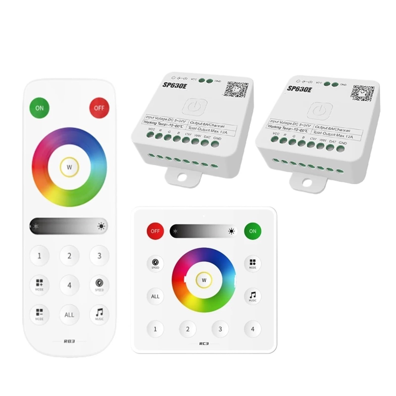 Controlador LED SP630E con precisión táctil y PWM 1