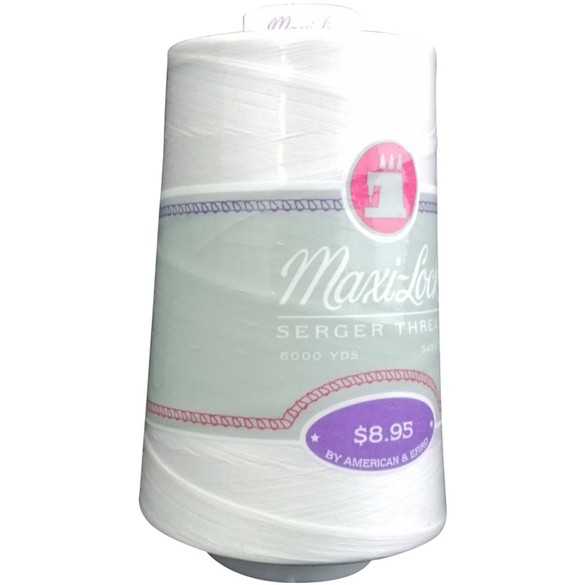 American & Efird 4524153 32109 Maxi-Lock Cone Thread, Multi-Colour, 6000 yd