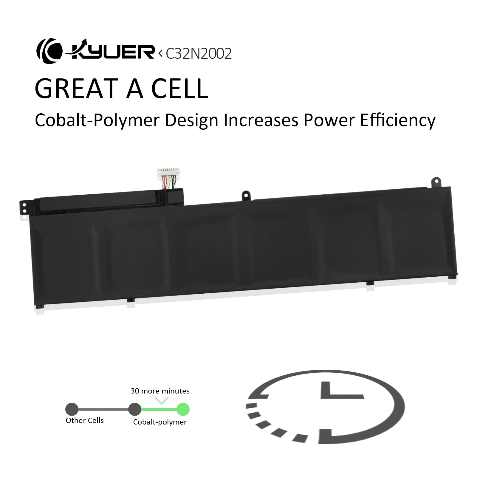 96Wh C32N2002 Laptop Batteria per Asus ZenBook Pro 15 OLED UM535 UM535Q UM535QE UM535QA UM535QH UX535 UX535L UX535LI Flip 15 UX564 UX564EH UX564EI UX564P UX564PH Q538 Q528 Q538E Q528E Q538EI Q528EH