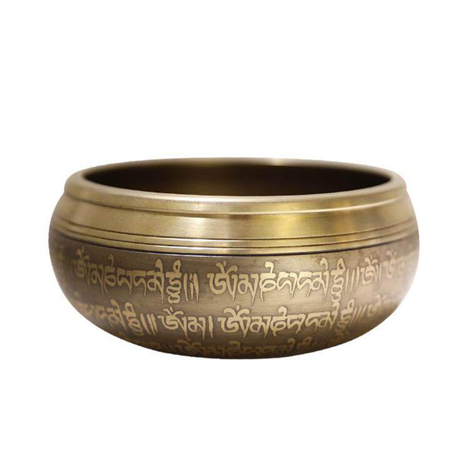 Set di campane tibetane, 11 cm, martellata a mano, in rame, ornamento per meditazione e pulizia delle orecchie