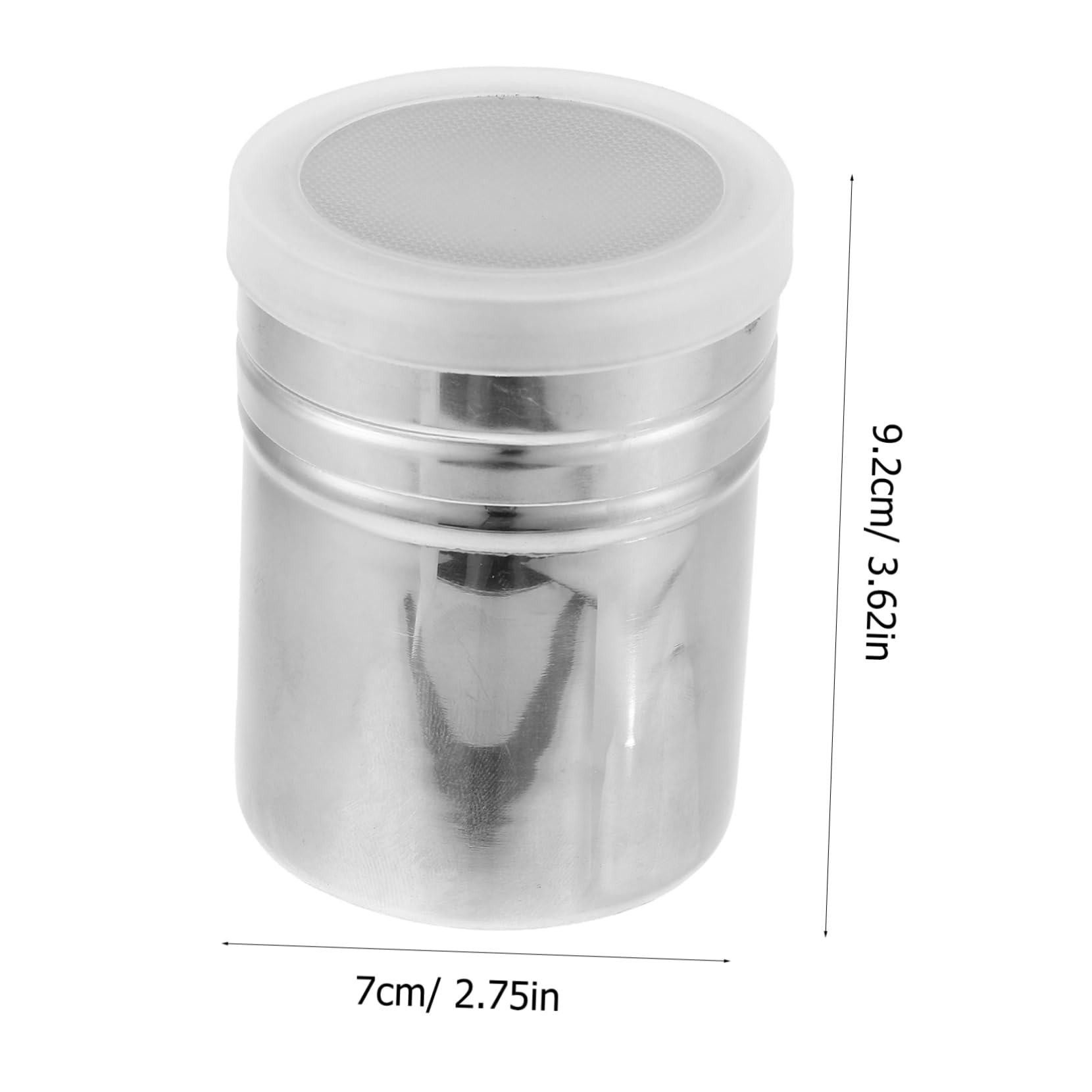 SOLUSTRE Castor Shaker Bottles Seasoning Dispenser Condiment Holder Spices Containers Jar with Seasoning Bottle Spices Dispenser Jars Seasoning Container Pepper Jar Stainless Steel Silver