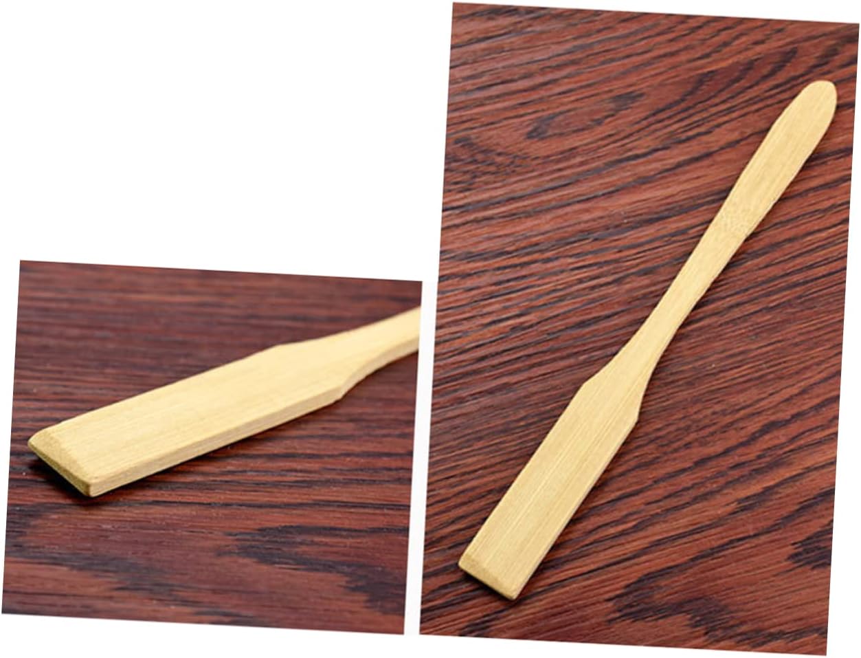 2pcs Wooden Stirring Stick with Extended Handle for Coffee Mixing