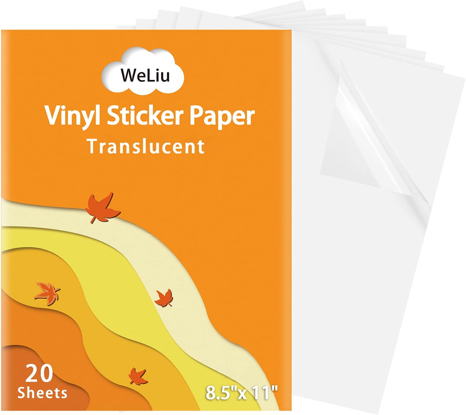 Amazon.com : Printable Sticker Paper for Your Inkjet Printer - 8.5 x 11 ...