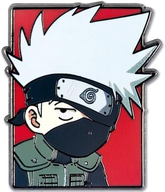 Ata-Boy Naruto Kakashi Face 1 Full Color Enamel Pin