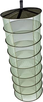 SOLUSTRE 8 Layer Folding Drying Net with Mesh and Steel Circle