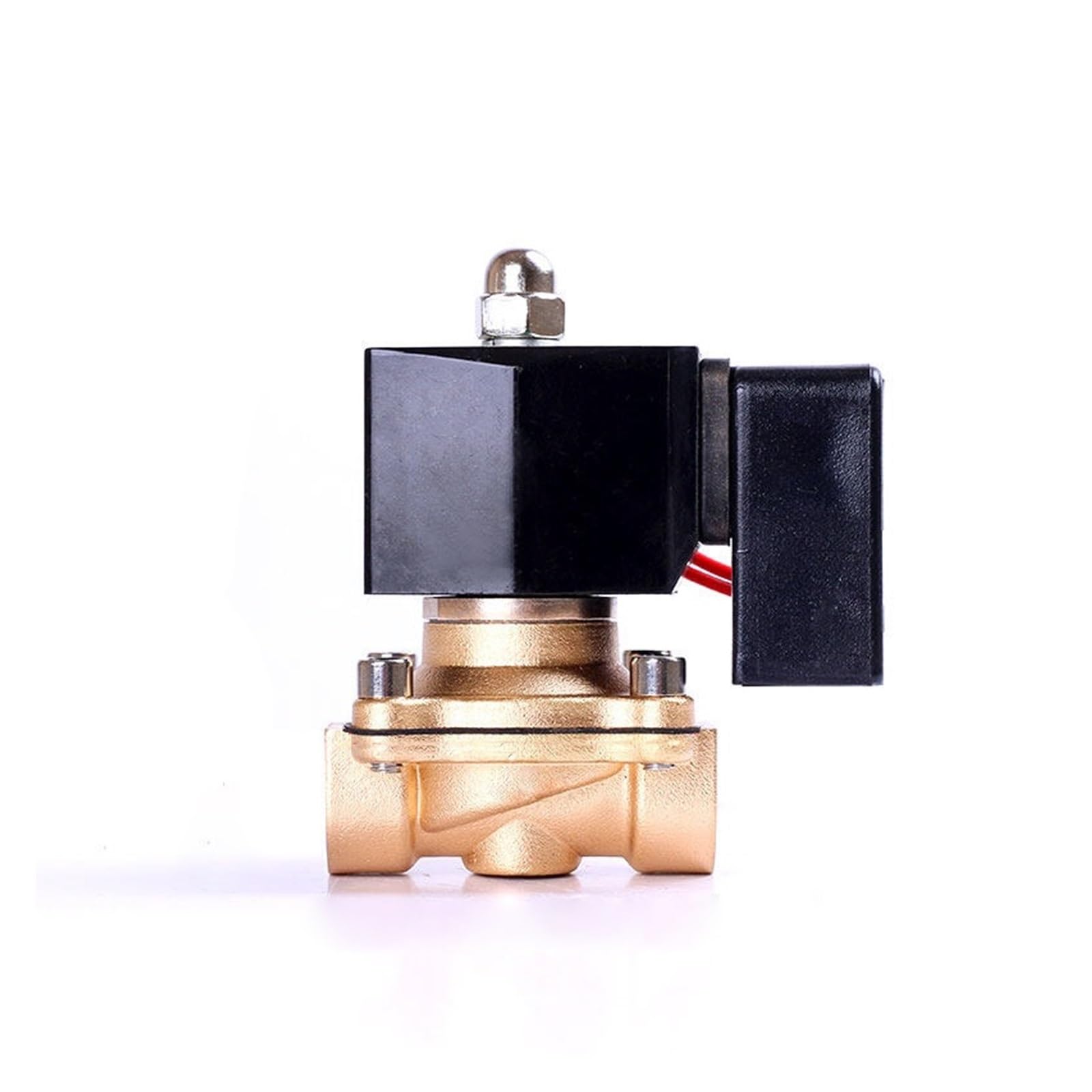 Normalnie zamknięty mosiężny zawór elektromagnetyczny, 1/2", 3/4", 1" i 2", brak prądu wydechowego, 24 V, 12, 220 110, z godzinną pracą