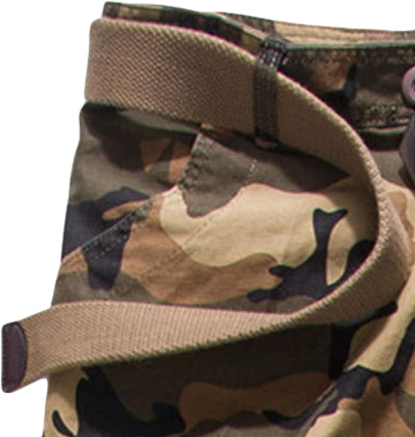Men's Straight-Fit Vintage Stretch Cargo Pant Casual Military Army Camo Cotton Camouflage Pants with Pockets