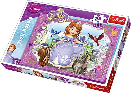 Preisvergleich Produktbild Trefl 14208 - Maxi Puzzle, Disnex Sofias Beste Freunde, 24 Teile