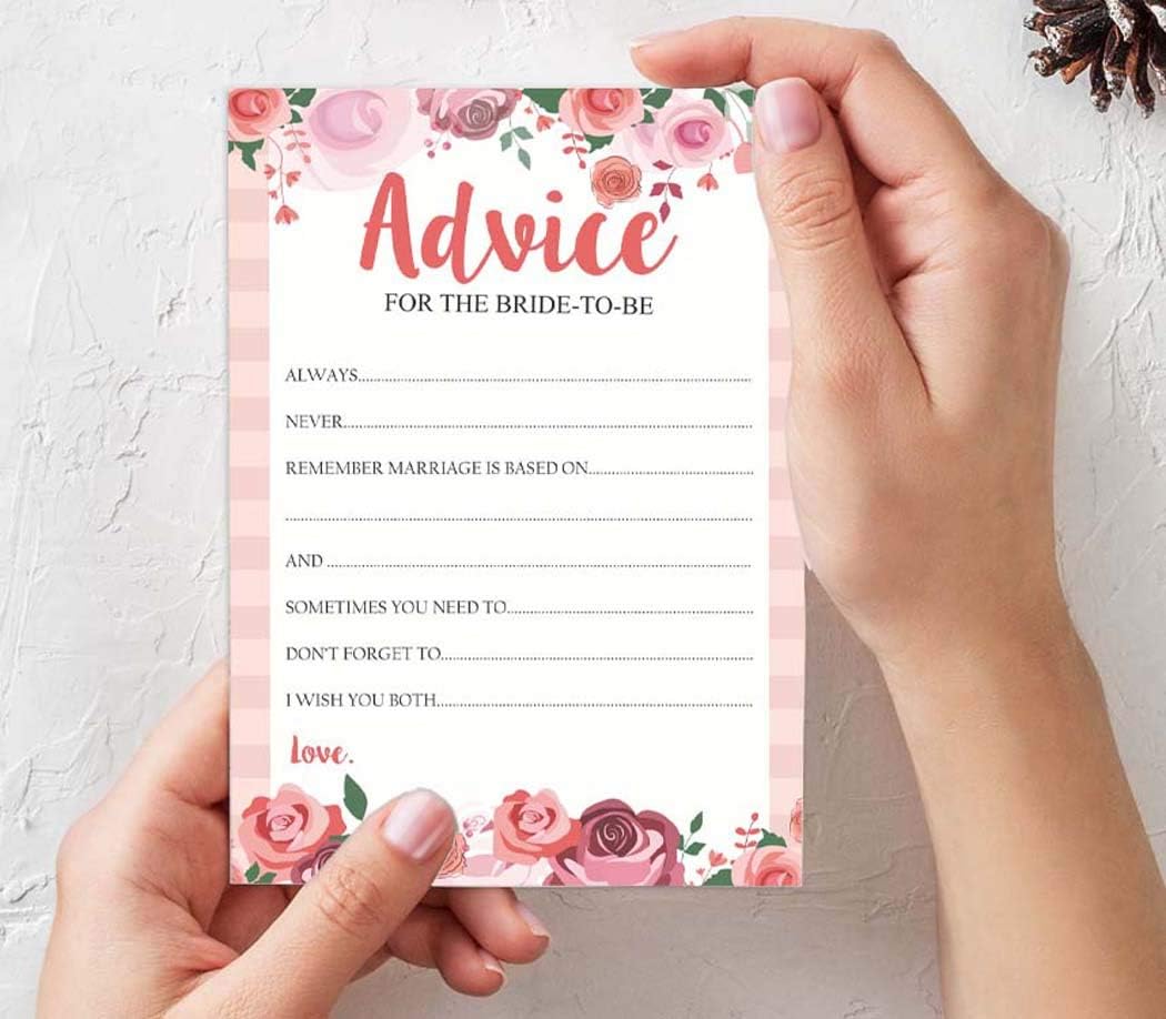 Bachelorette Party Games Set Bundle of 5 (Activities for 50 Guests) Floral Theme Fun Bridal Shower Games Set