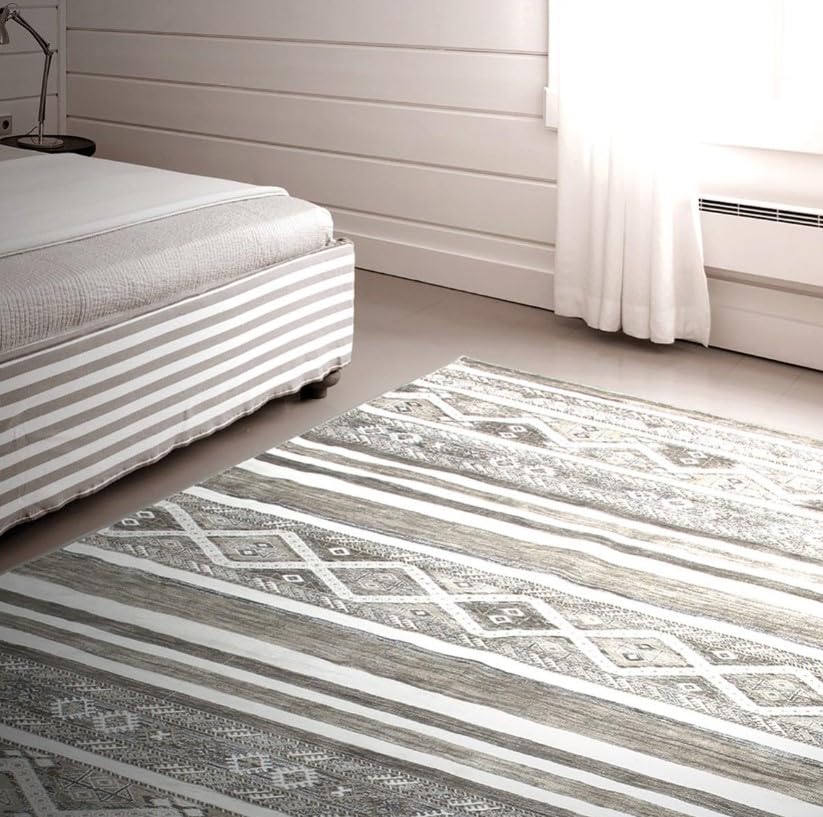 Tappeto Moderno SOAVE Stripe petit tapis salon géométrique 120x60