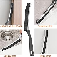 Vista 4 de Cepillo de limpieza de hendiduras 2024, herramienta multifuncional de limpieza de huecos, cepillo limpiador de lechada, cepillo limpiador de cerdas