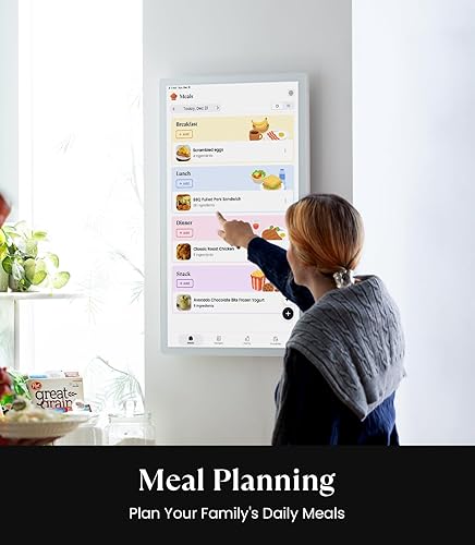 Miniatura 8 de Cozyla Calendario digital + 2 planificador de pared de 24 pulgadas, pantalla táctil, tabla de tareas personalizable, calendario electrónico