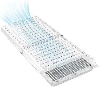 Magnetic Air Vent Extender for Under Furniture, Floor Vent Deflectors for Floor Register Up to 13" Wide, Extends from 17"-33", 1 Pack Vent Deflectors for Home Floor