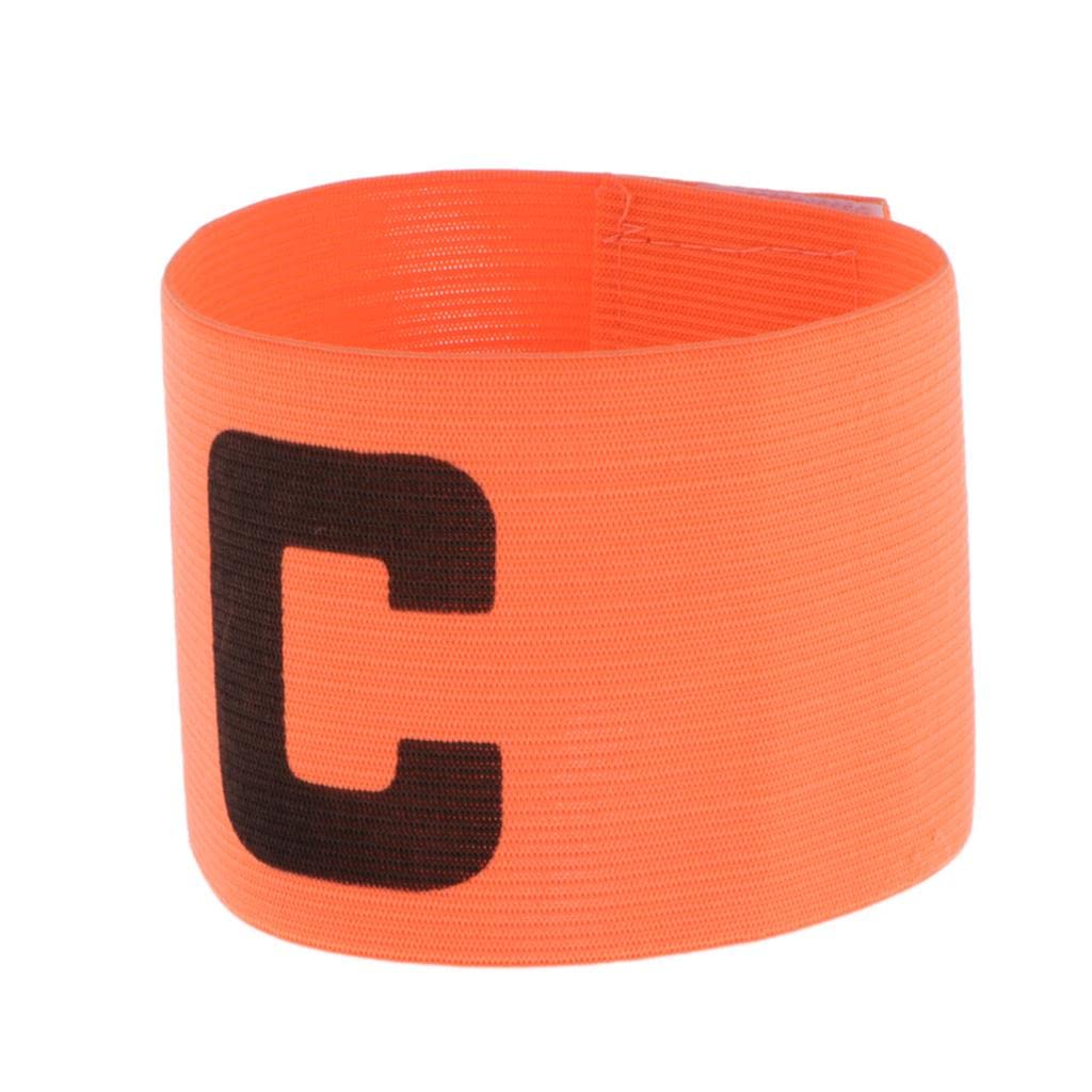 2xCaptain Armband Football Soccer Sports Adjustable Arm Bands Fluorescent Orange Clothing, Shoes & Accessories/Womens Accessories/Hair Accessories-image-7