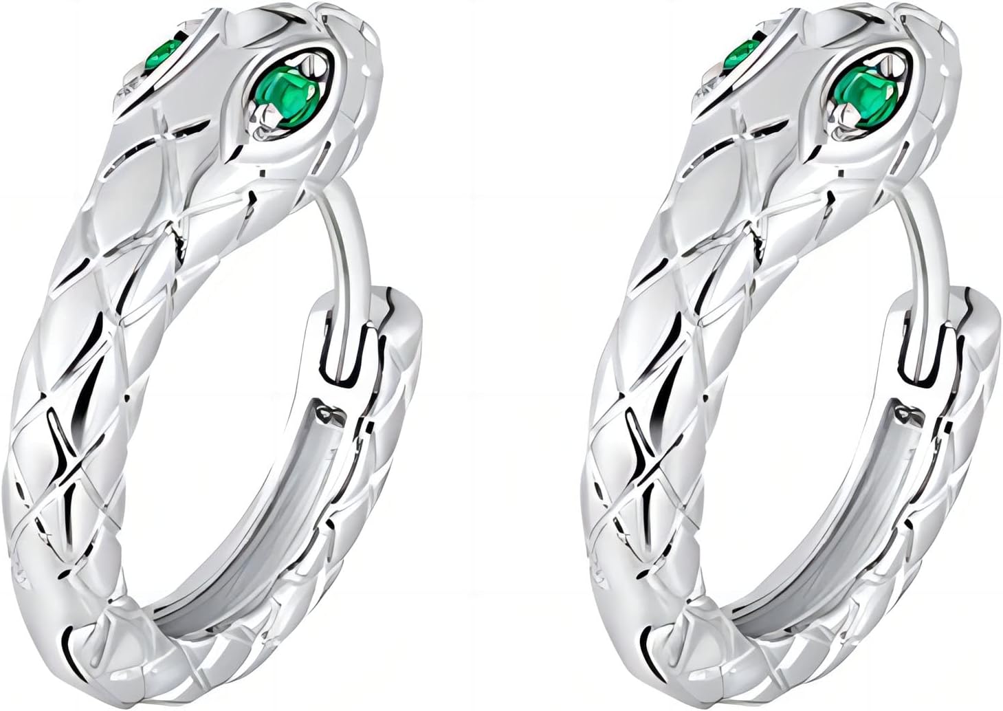 Men's Earring Hoop 925 Sterling Silver Hoop for Men Round Huggie Mens Hoops Earrings Ear Piercings