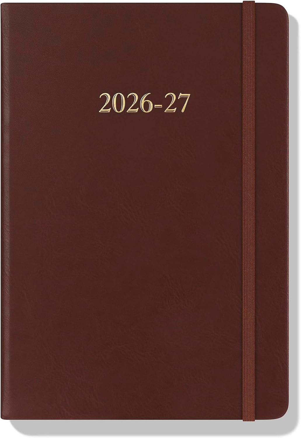 Wykeham's Executive 2026-27 Daily Journal Planner – Customization Available – Mid-Year Academic Diary – July 2026 to June 2027 (Conker, 8.5"×5.5")