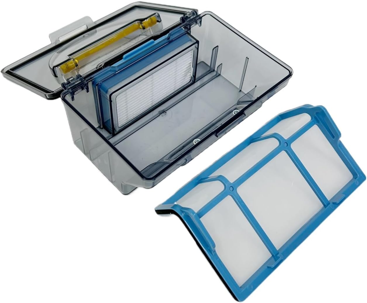 Dustbin Water Tank Dust Box Filter，Compatible For Ilife V3S V5 V5 Plus Zaco V5S Pro V5 Plus，Robot Vacuum Cleaner Parts(Dust bin)