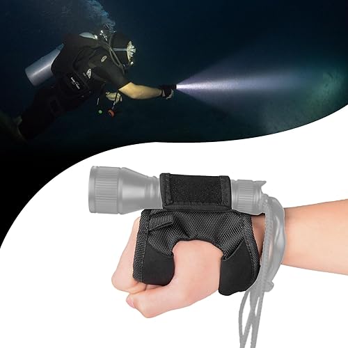 Miniatura 6 de ORCATORCH Diving Flashlight Glove Hands-Free Flashlight Holder Universal Adjustable Wrist Strap Scuba Dive Lights Accessories