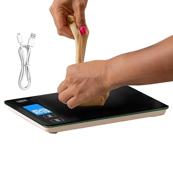 Digital Food Scale | Food Measuring Tool for Cooking | Portable Smart Touch Scale for Home Nutrition Management Kitchen Cooking