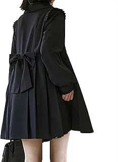 [LAVASEON] コート 学院風 かわいい 蝶結び 取り外し レディース ポケット 地雷系 量産型 服 プリーツ ジャケット トレンチコート 甘い風 学生 通学 森ガール カジュアル ゆるい 大きいサイズ おしゃれ 春秋