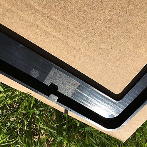 1x Genuine 3K Twill Real Glossy Carbon Fiber License Plate Frame Holder Universal Fits BMW Mercedes Lexus Audi Tesla Cadillac Infiniti Toyota Honda Acura Scion Volkswagen Dodge Ford and More - Thumbnail 7