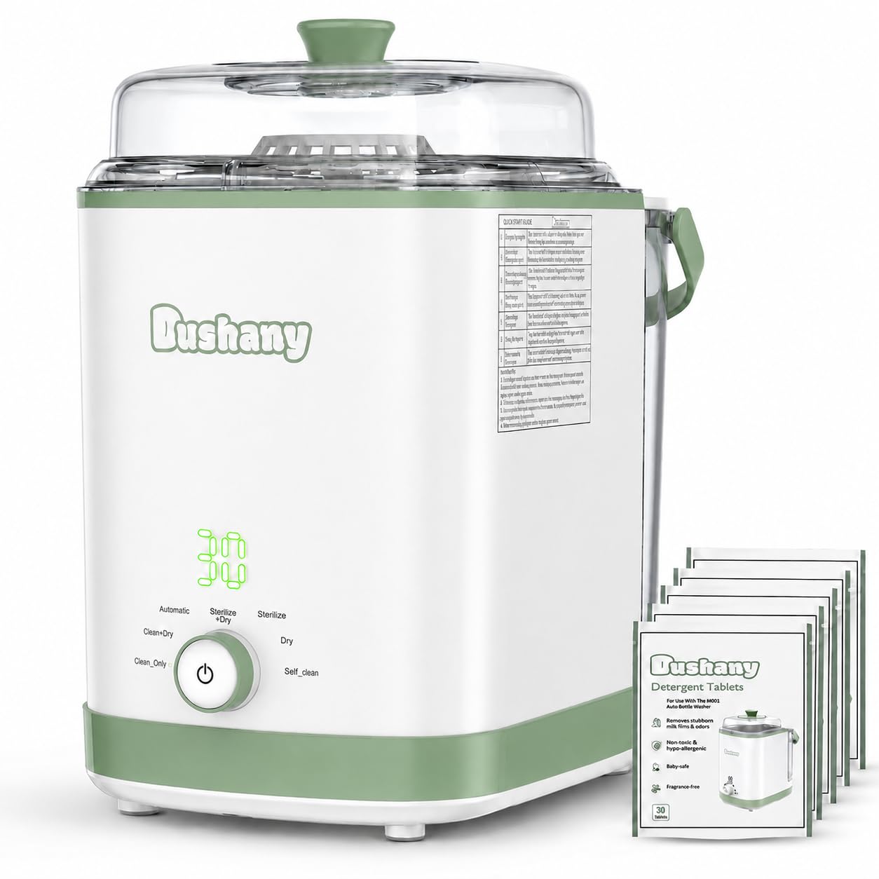 Photo 1 of Dushany EaseClean Bottle Washer Pro | All-in-One Bottle Washer and Sterilizer and Dryer | Baby Bottle Washer for Bottles, Pump Parts & Baby Essentials | Replaces Hand Washing