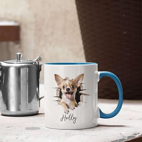 Miniatura 10 de Special Customized With Cocker Spaniel Dog Coffee Mugs, Personalized Name Ceramic Tea Cups For Animal Lovers, Custom Meaningful Pet Design Mugs For