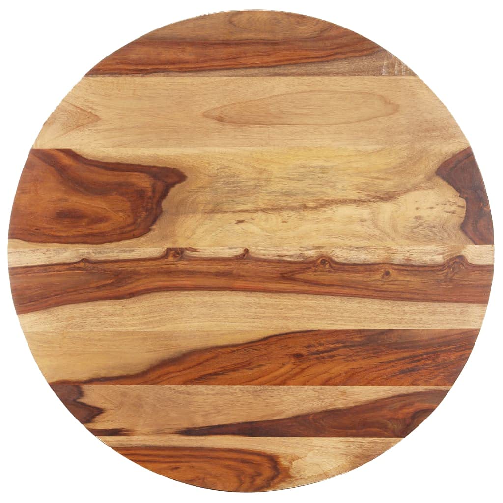 vidaXL Dessus de Table, Dessus de Table de Remplacement, Plateau de Table Restaurant Café Hôtel, Bois Massif d'Acacia Rond 25-27 mm 60 cm