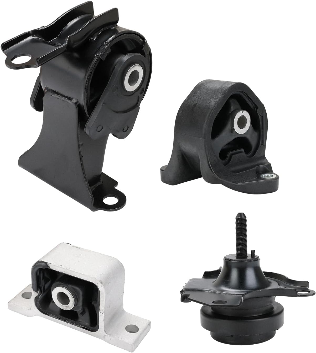 4Pcs Engine Motor Mount Replacement for A4504 A4506 A6596 A6597 Compatible with 2002-2006 Honda CRV 2.4L 4WD Automatic Transmission