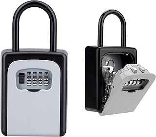 Sonia-520 Wall Mounted Stainless Steel 4-Digit Combination Code Key Lock Box