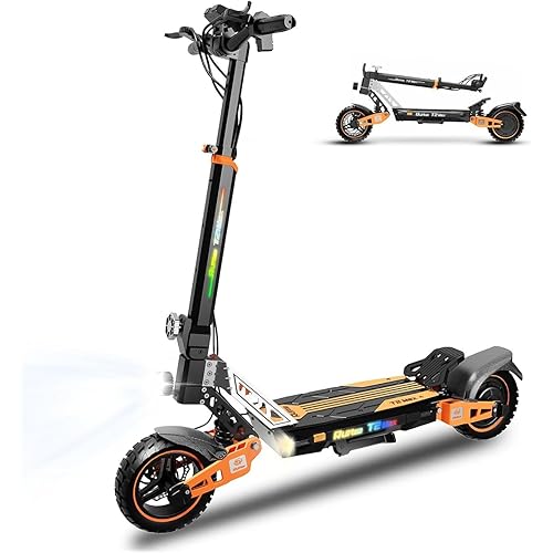 Ruitoo® Electric Scooter, 1000W/1600W/5600W Motor, Off Road Electric Scrooter Adults, 27/32/34/47Mph Top Speed, 28/35/44/50/53 Miles Max Range, Foldable E-Scooter Support Return