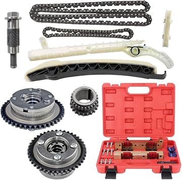 Timing Chain Kit Camshaft VVT Gears Tool For Mercedes Benz M270 M274 M133 C160 C180 A160 A180 A200 A220 A250 A45 B160 B180 B200 B220 B250 C200 C250 C300 C350e CLA 45 AMG 1.6L 2.0L