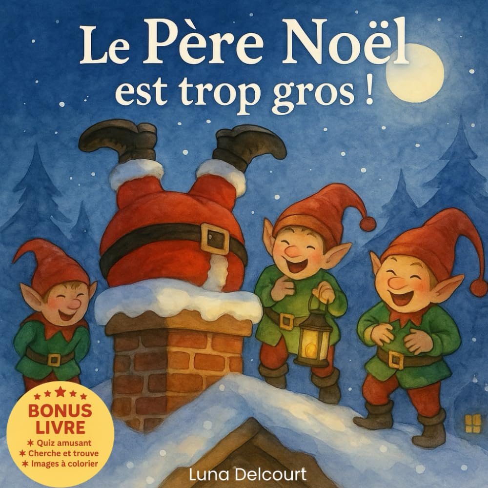 Le Père Noël est trop gros !: Un conte drôle et magique pour enfants sur le Père Noël coincé dans les cheminées