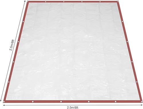 Miniatura 5 de Cortina transparente para exteriores para pabellón, toldo transparente plegable resistente a la lluvia, para patio para tiendas de campaña,