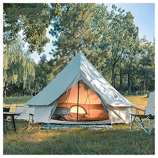 Tienda de campana 4M, impermeable de doble capa, tienda tipi india para acampar, tienda para niños, tienda para acampar, tienda para glamping, tienda para jardín para todas las estaciones, glamping
