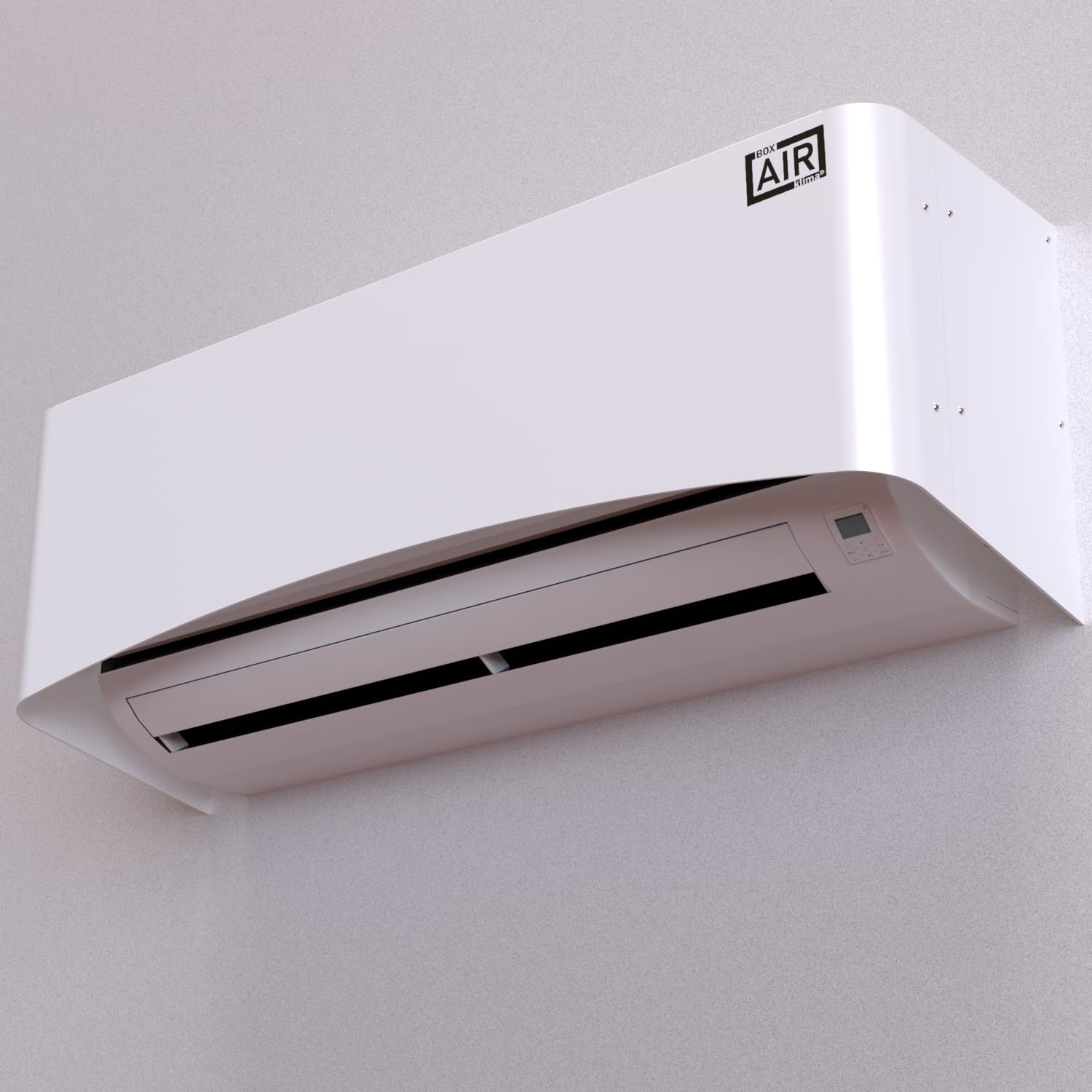 Cubierta para aire acondicionado split Box Air - Oculta la división y respeta el diseño de su hogar (blanco, L)
