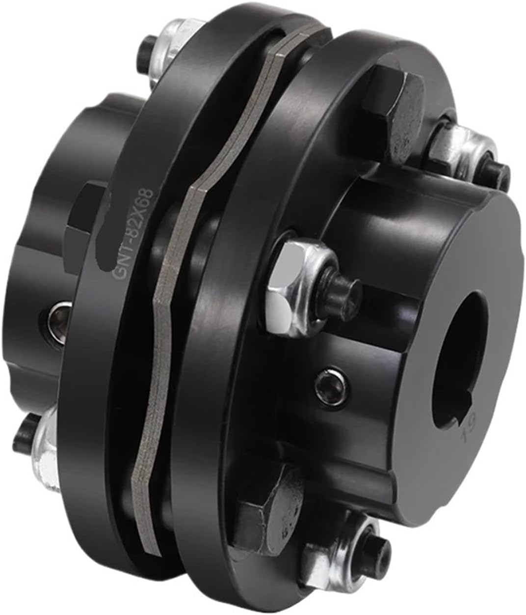 Steel Keyway Disc Coupling Shaft Coupler 15 16 18 20 22 25 28 30mm(35-35)