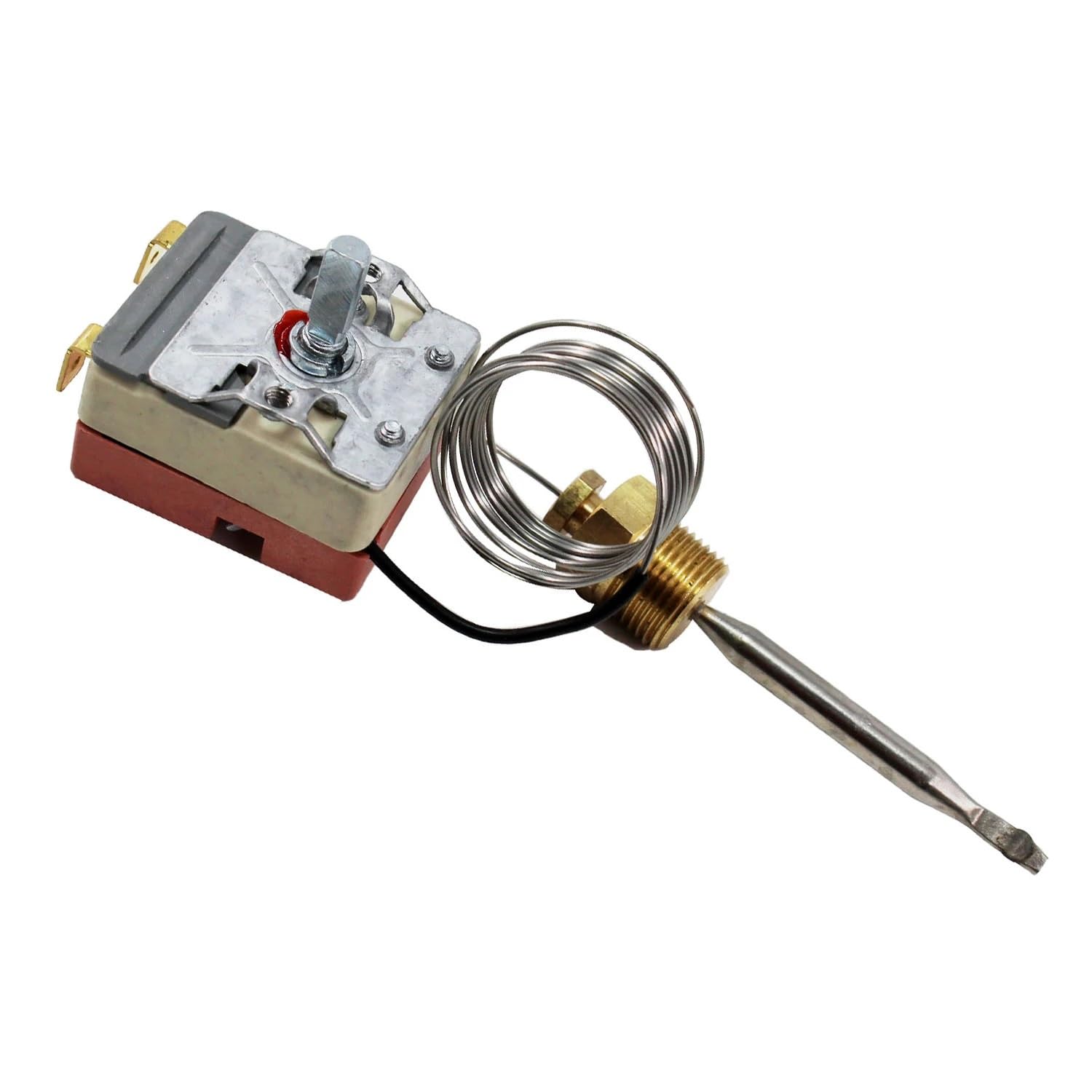 Piezas de Control del termostato freidora eléctrica 250V con tuercas latón 3/8 "rango temperatura 50~200 Kits cocina comerciales