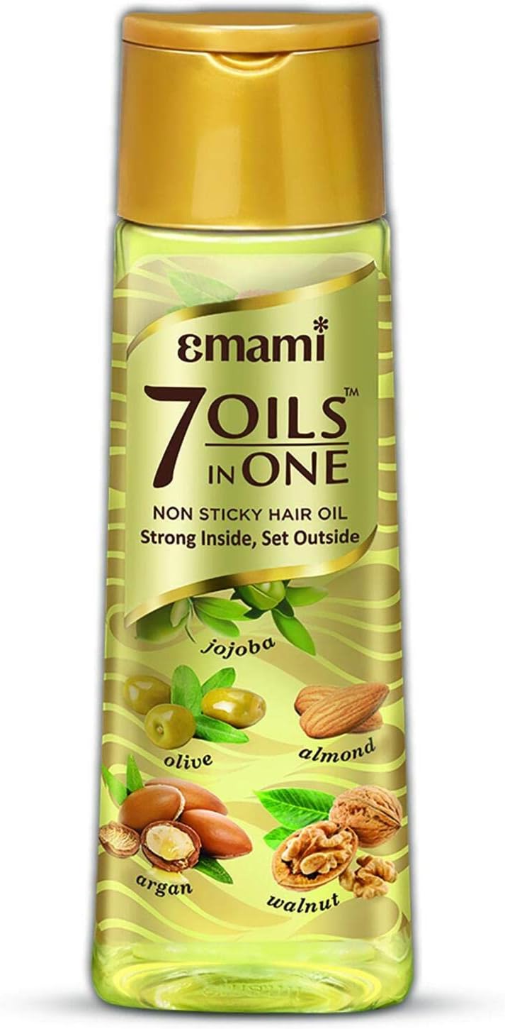 Emami 7 oils in one hair oil, non-sticky, strong inside and set outside 300ml