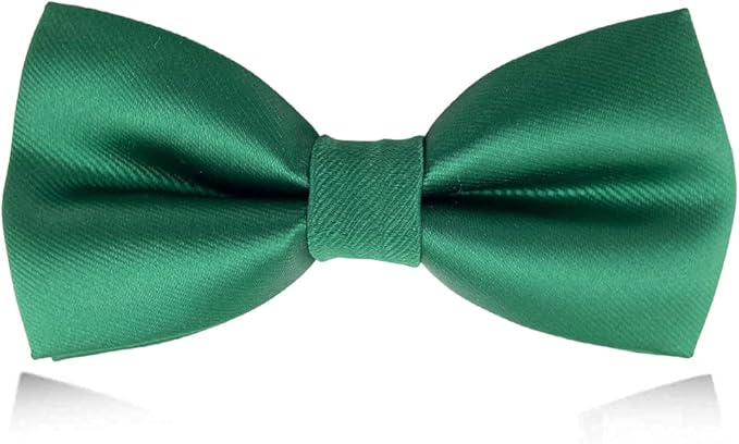 Amazon Co Jp Necotia Amazon限定ブランド ボウタイ おしゃれ シングル 蝶ネクタイ メンズ ブラック無地 結婚式 卒業式 コーラス Green Bee Color ファッション
